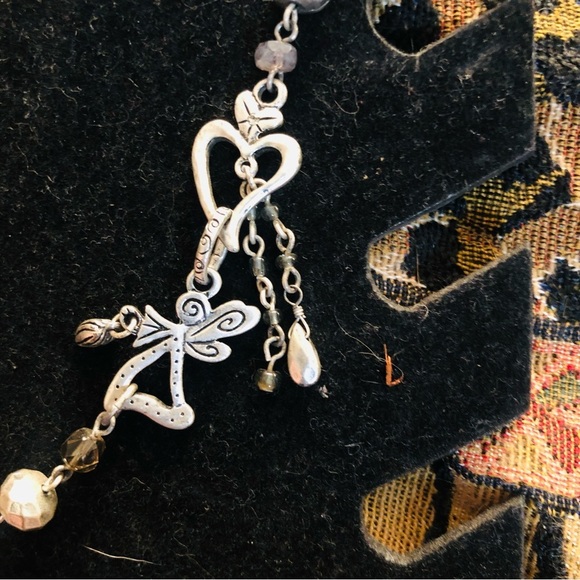 Chico’s silvertone Angel necklace NWOT - Picture 1 of 8